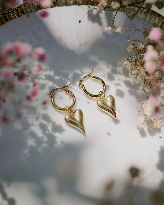 kolczyki - inne Kolczyki eleganckie serca