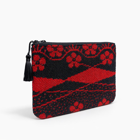 kosmetyczki Większa kosmetyczka z tkaniny ludowej