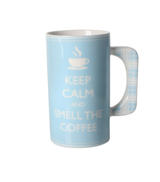 Kubek porcelanowy Keep calm and smell the coffee MIA home