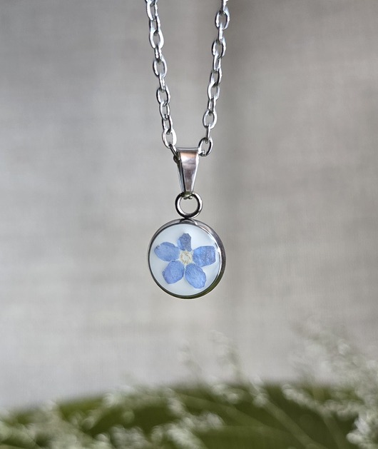 wisiory Wisiorek z niezapominajką