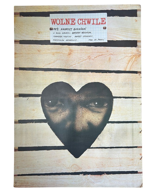 plakaty Plakat Filmowy Wolne Chwile (1979) aut. Andrzej Pągowski