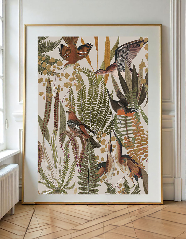plakaty Plakat ptaki 100x70 cm