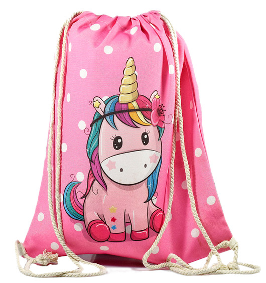 PLECAK worek W85 unicorn FLAMING alpaka LAMA  estilo