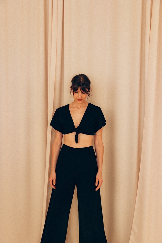 spodnie materiałowe damskie NARU flow pants