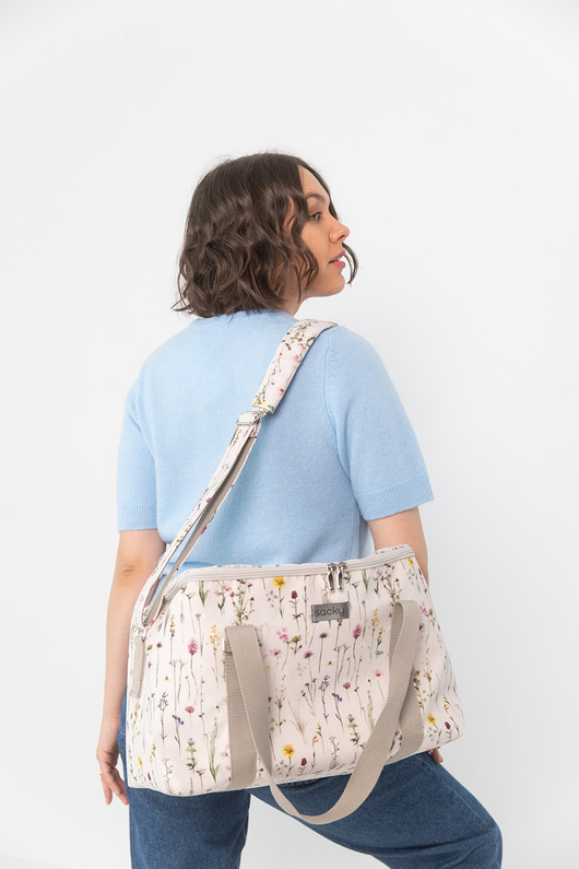 torby podróżne Torba welurowa podróżna cotton