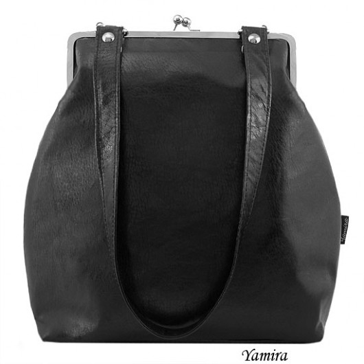 Torba XXL :: skóra naturalna czarna :: yamira