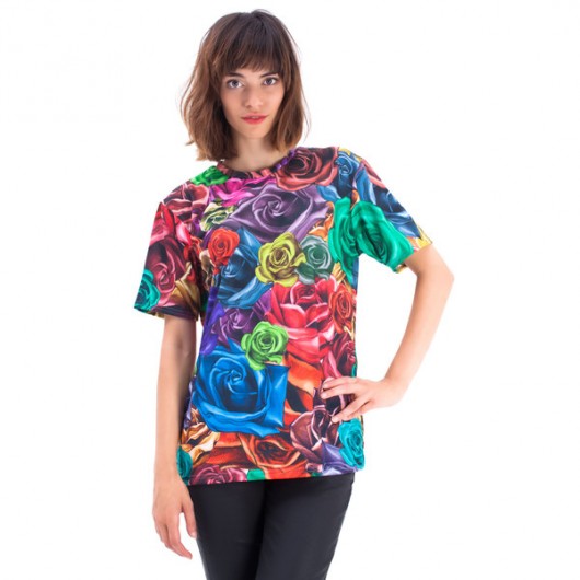 Roses t-shirt Mr Gugu Miss Go