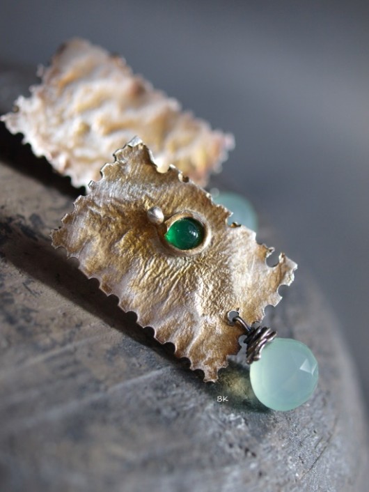 mały produkt geotermalny - chalcedon aqua Garfish Art Gallery