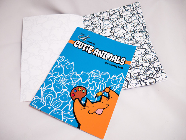 kolorowanki dla dzieci KOLOROWANKA zwierzątka 'Cutie Animals