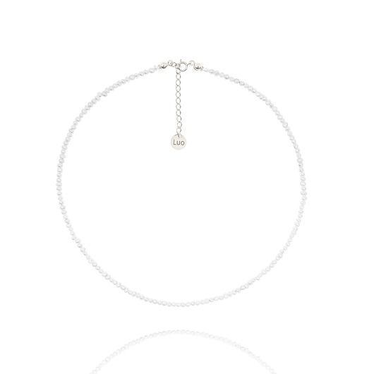 chokery Choker z naturalnych pereł