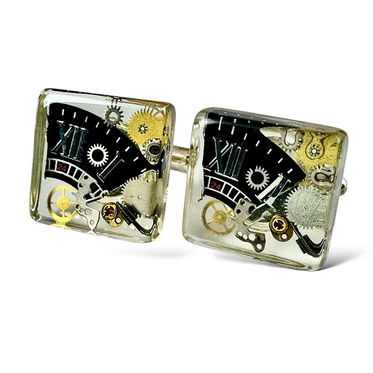 spinki do mankietów Spinki do mankietów - MAN'S PRECIOUS 9 -unikat handmade