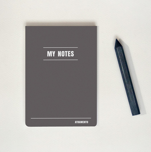 My notes - szary - A6 ATRAMENTO