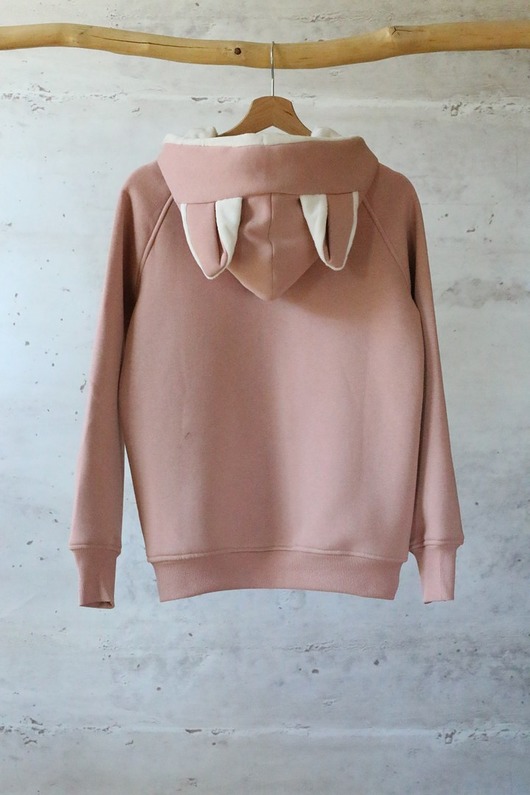 bluzy męskie Kangurka Męska Brzoskwiniowy KOT