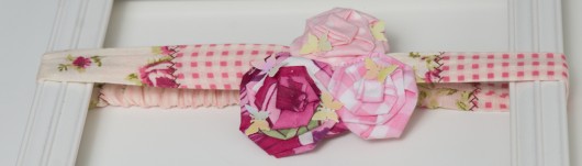 Opaska Kwiatki Róż LalaShop