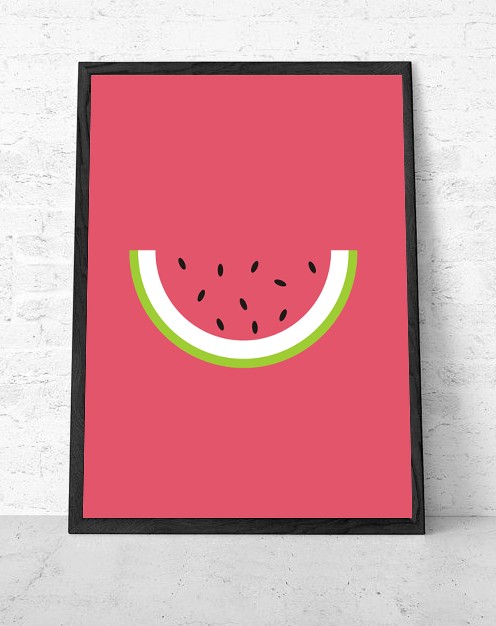 POSTER -  ARBUZ  - 30x40 cm KOKO by HOKO