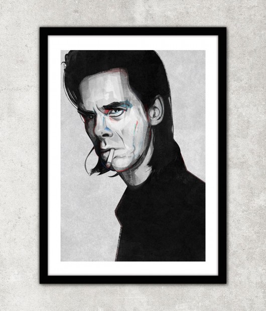 Nick Cave A2 art Giclée print Żaneta Antosik PRINTS