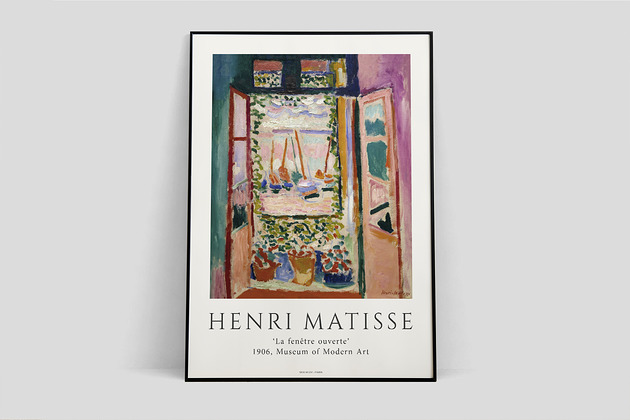 Henri Matisse- plakat wystawowy Pas De LArt