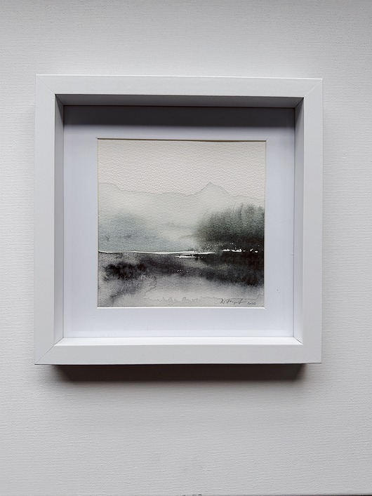 grafiki i ilustracje Przedwiośnie/ Akwarela / oryginał