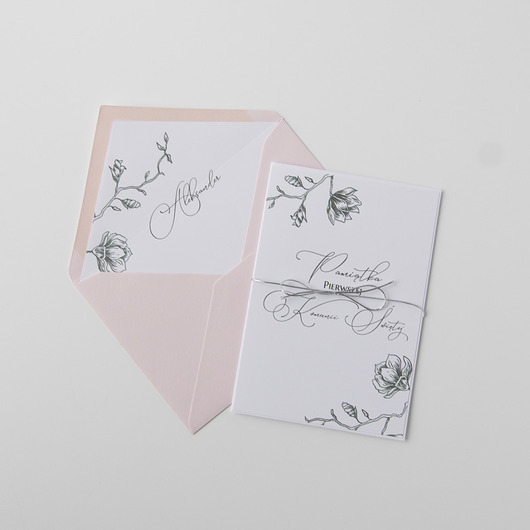 kartki na komunię Kartka z okazji Komunii "Magnolia"