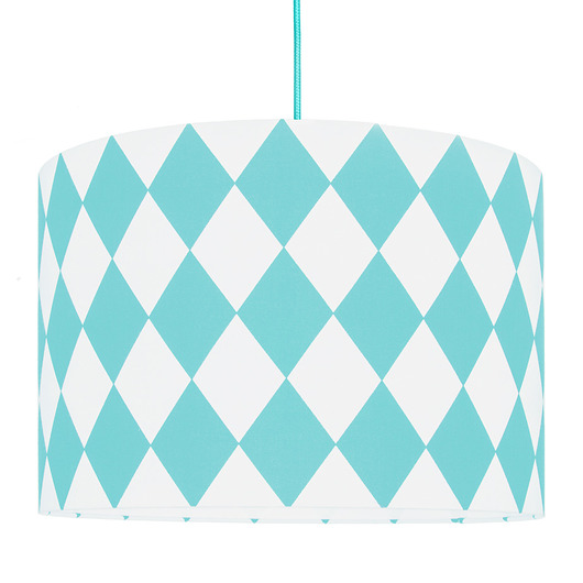Lampa sufitowa Romby turkusowe youngDECO