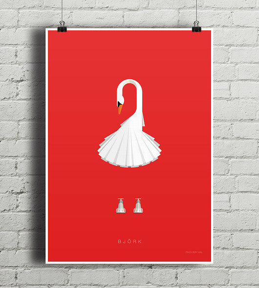 Plakat Bjork  minimalmill
