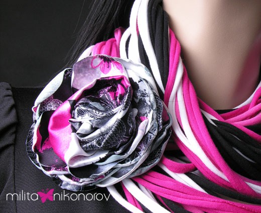 Naszyjnik dzianinowy ::  oriental milita nikonorov