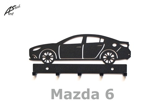 Wieszak na klucze Mazda 6, prezent ArtSteel