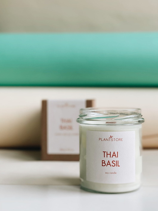 świece zapachowe THAI BASIL Świeca sojowa DUŻA 260 g