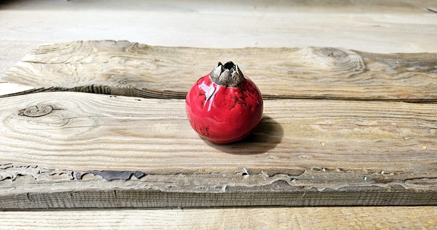 figurki i rzeźby Granat ceramiczny handmade