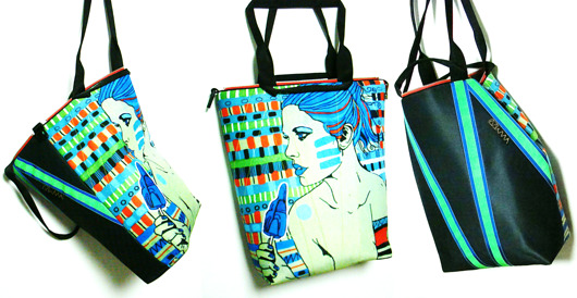 1214 art MIMA bag UNI & Marcin Painta print MIMAbags