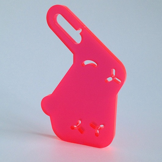 BUNNY red/satin/fluorescent/L YUKIKO