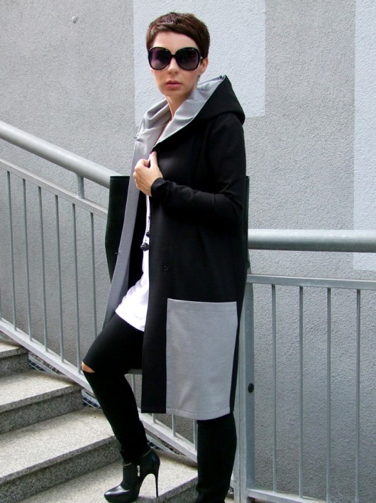 Płaszczyk  z Kapturem BY MOMO momo fashion