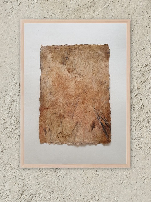 obrazy Abstrakcja wabi sabi nr 05, pigmenty ziemne, akryl