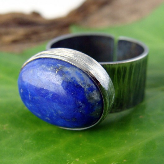 Pierścionek z lapis lazuli VIGOART
