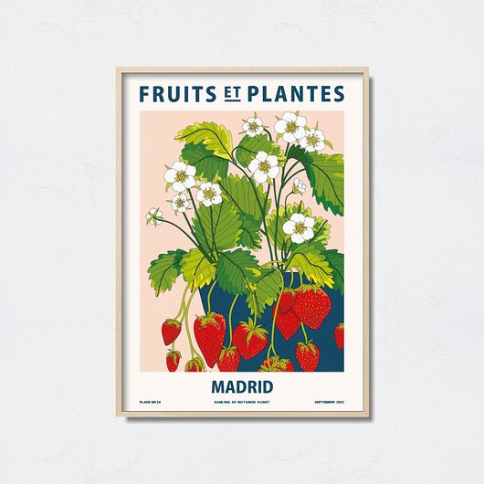 plakaty Plakat botaniczny "Madryt"