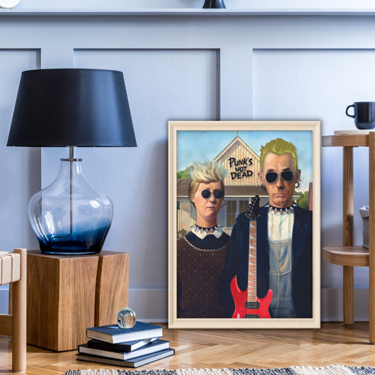 plakaty Plakat reprodukcja Punk's not dead