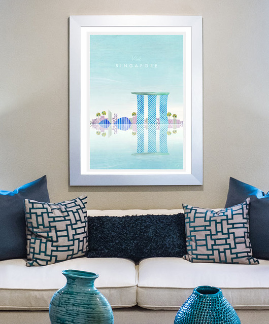 plakaty Singapur - vintage plakat art giclee