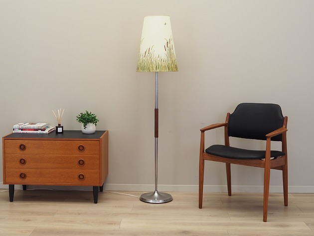 lampy podłogowe Lampa podłogowa, duński design, lata 70, produkcja: Dania