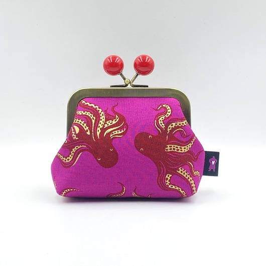 portfele damskie Octopus Red