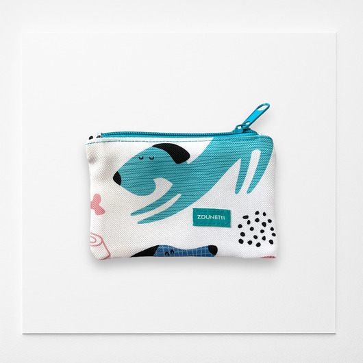 portfele damskie Portfelik mini - wesołe pieski