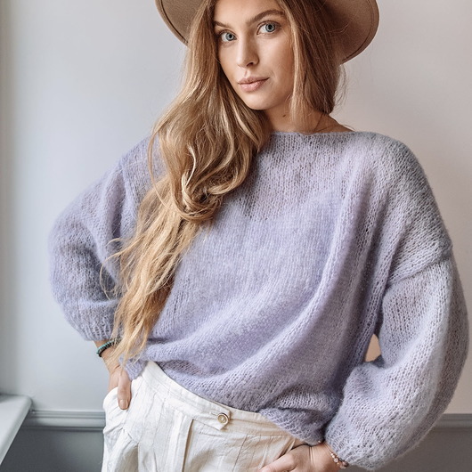 swetry damskie  Sweter Mandy Lawenda