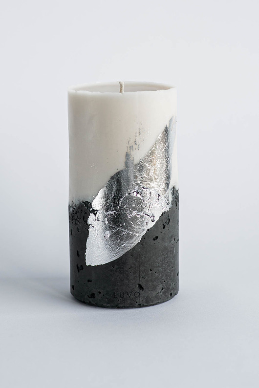 Świeca LUVO Como Srebrna L Luvo Candles