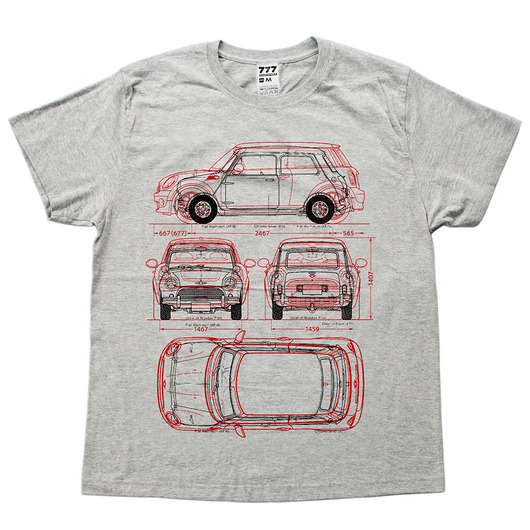 Koszulka MINI RED GREY 777