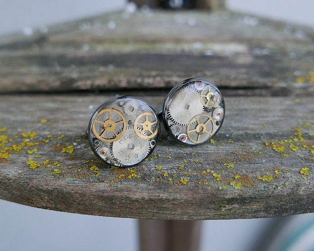 spinki do mankietów Mechaniczne spinki 369