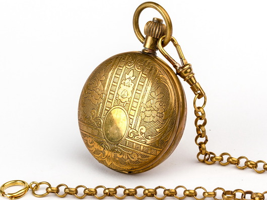 zegarki męskie Elegancki zegarek busola - ZŁOTA BUSOLA I - zegarek mechaniczny