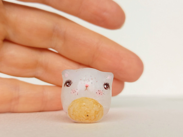 figurki i rzeźby Miniaturowa Figurka Kota