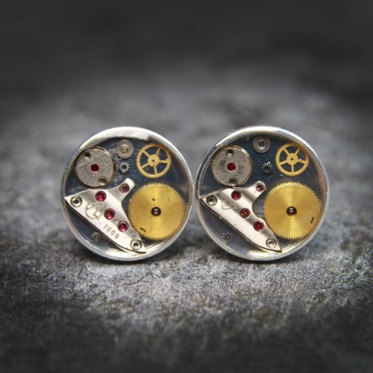 Mankietówki steampunk Polito Djenka