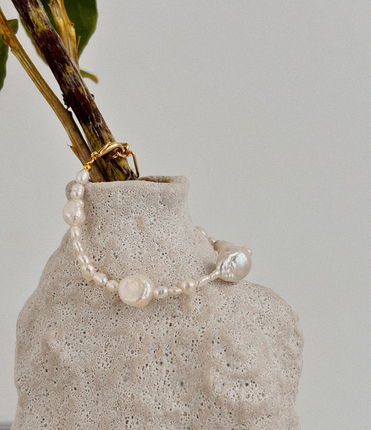 bransoletki - inne Bransoletka z pereł naturalnych