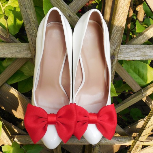 Klipsy do butów Coquet-  Red Bow Coquet