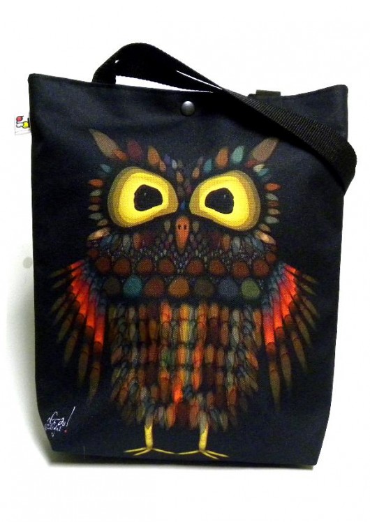 Duża torba z sową Gaul Designs